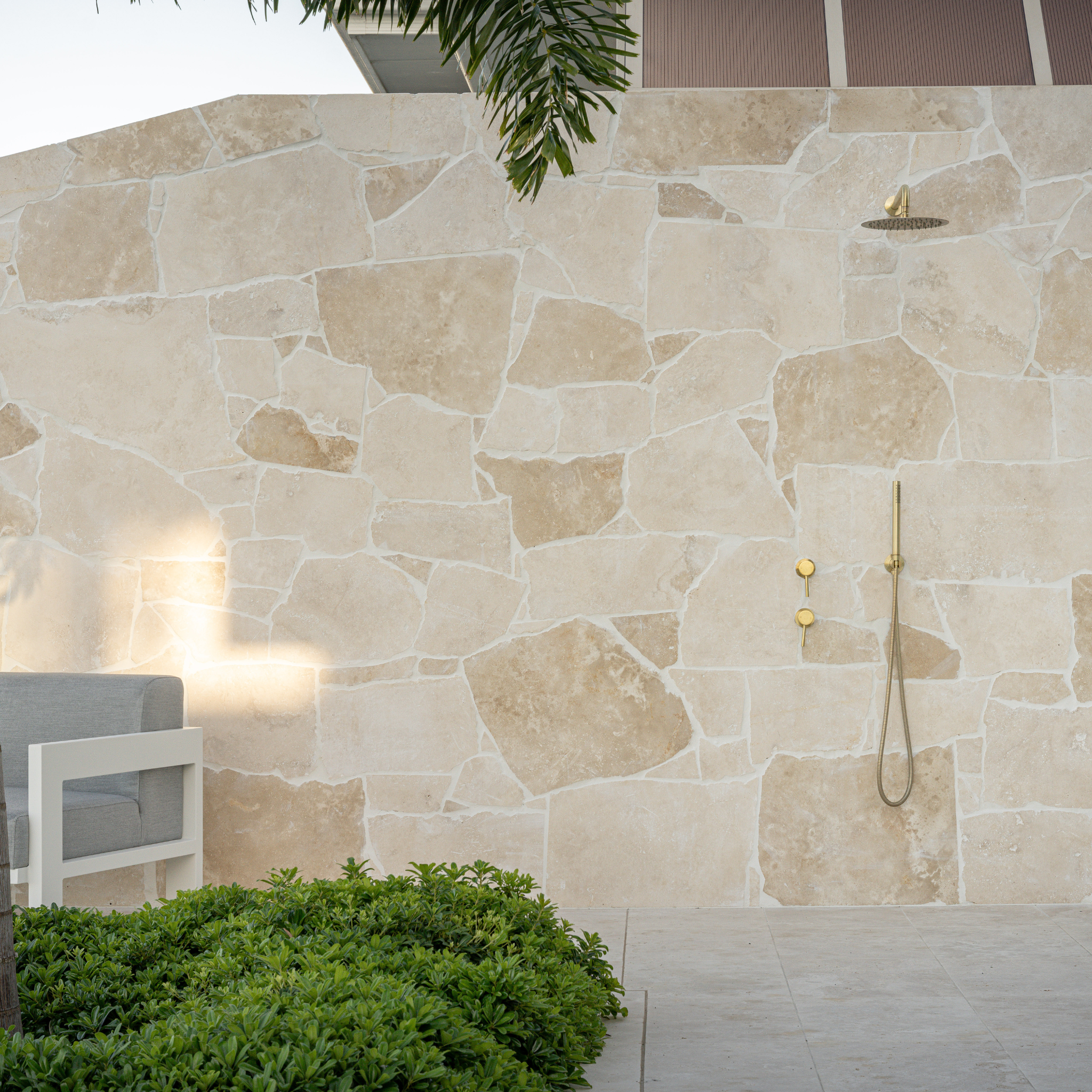 Canvas Cross Cut Travertine Crazypave