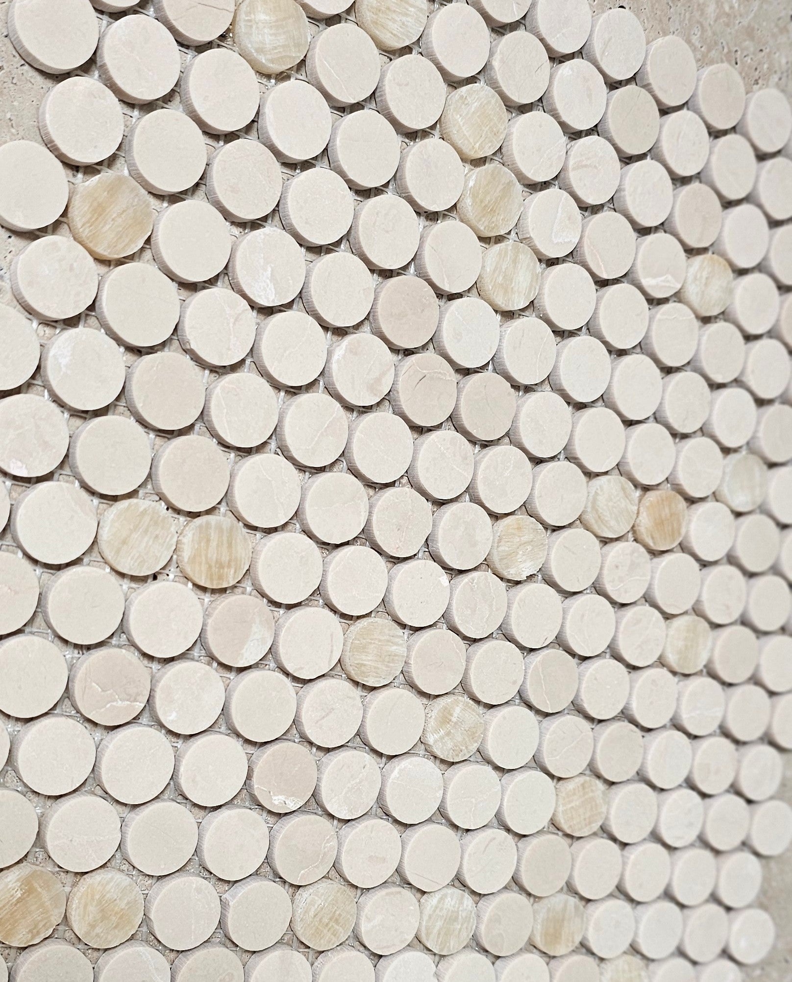 Botticino Marble & Onyx Mosaics