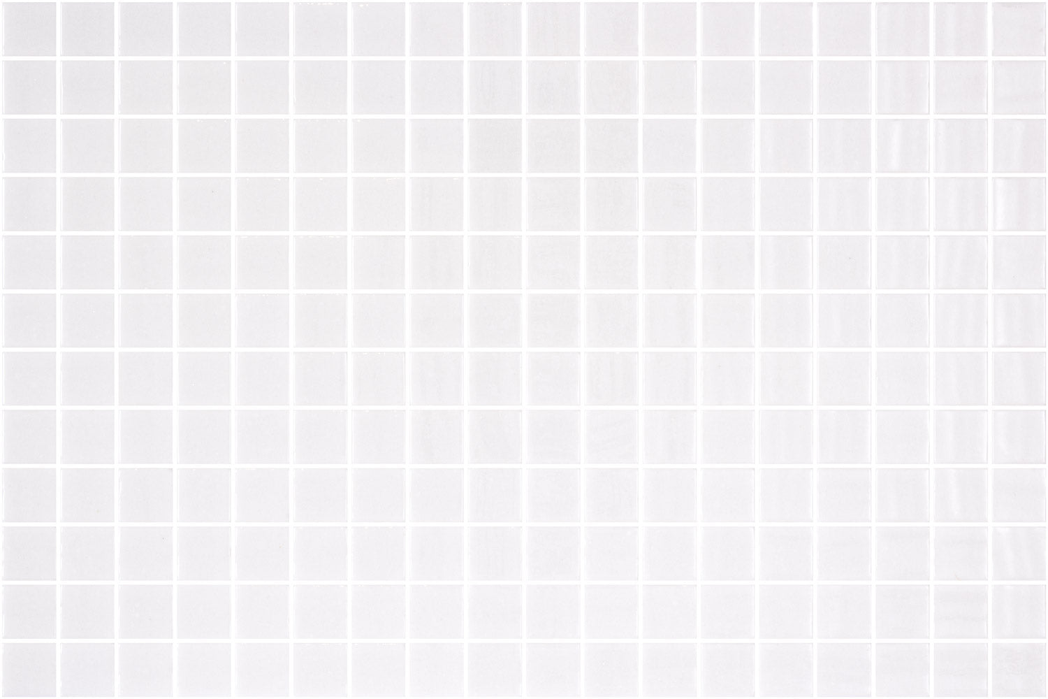 Chalk glass mosaic - 25mm gloss white | The Stonemen