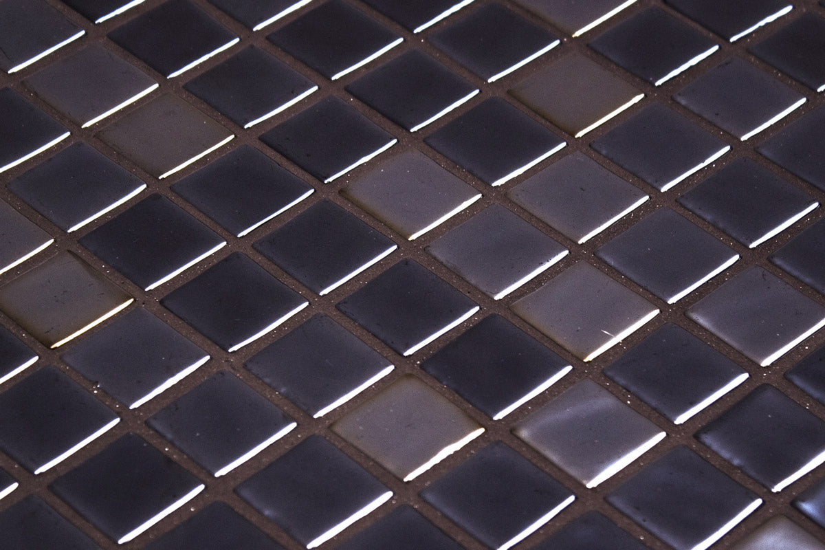 Eclipse glass mosaic installed | The Stonemen