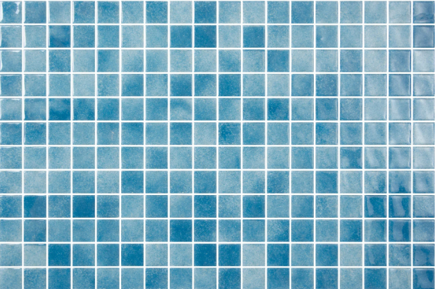 Marine glass mosaic - 25mm gloss mid blue | The Stonemen
