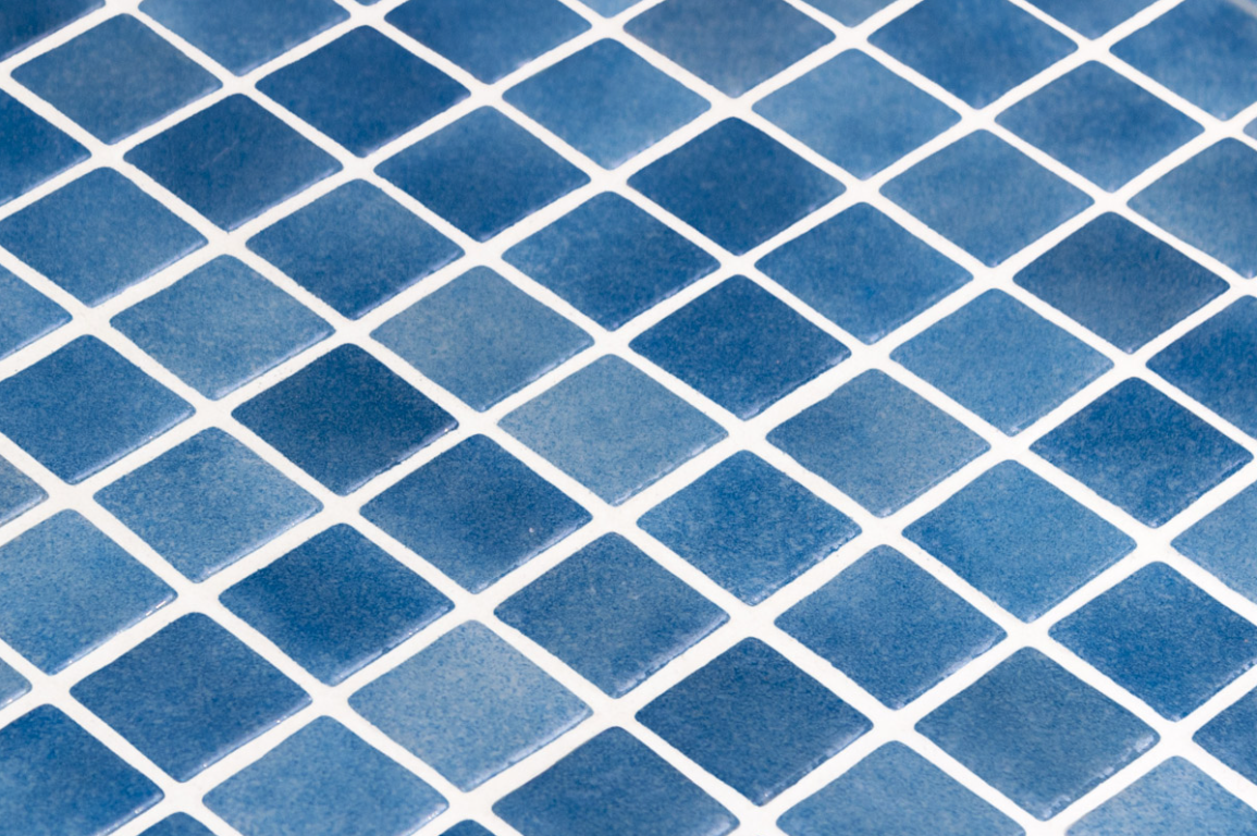Marine glass mosaic close up - 25mm gloss | The Stonemen