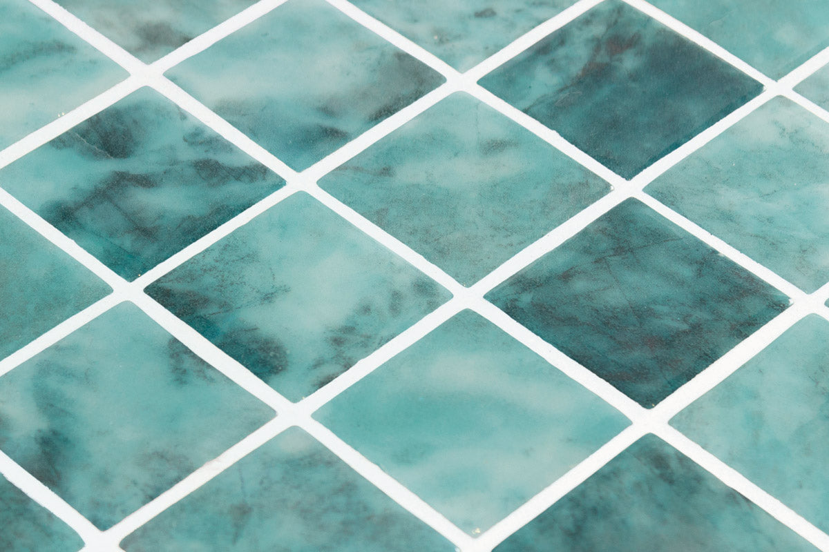 Marlin glass mosaic installed | The Stonemen