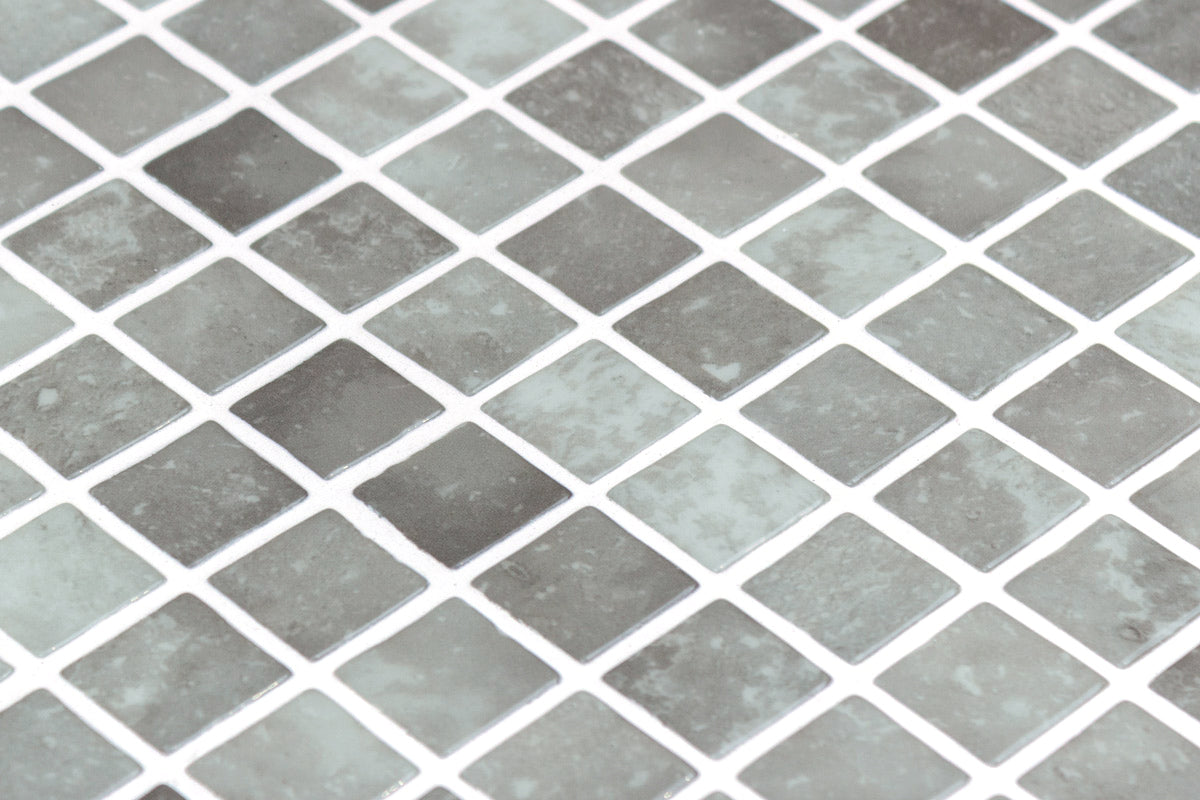 Quartz glass mosaic installed | The Stonemen