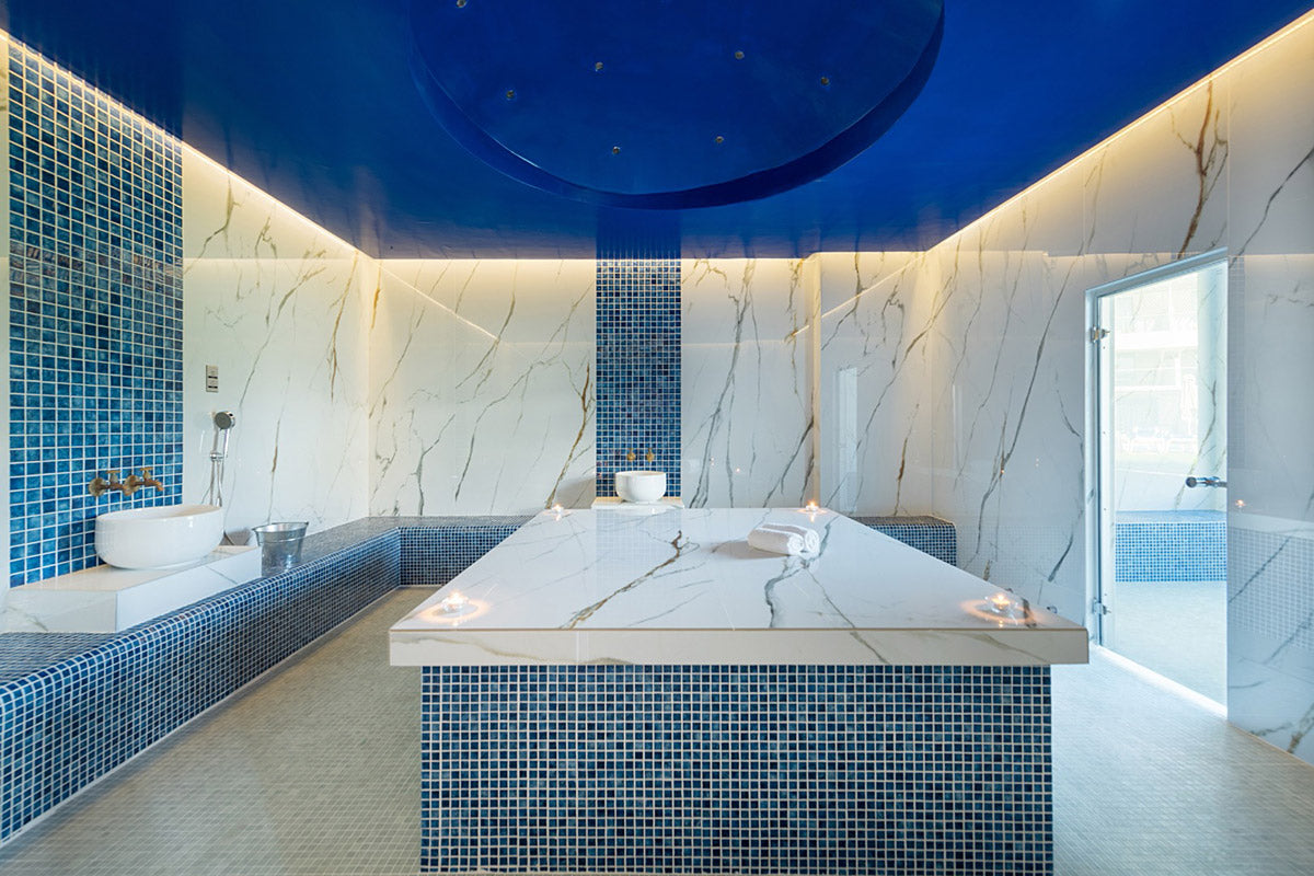 Reef 25 glass mosaic close up | The Stonemen
