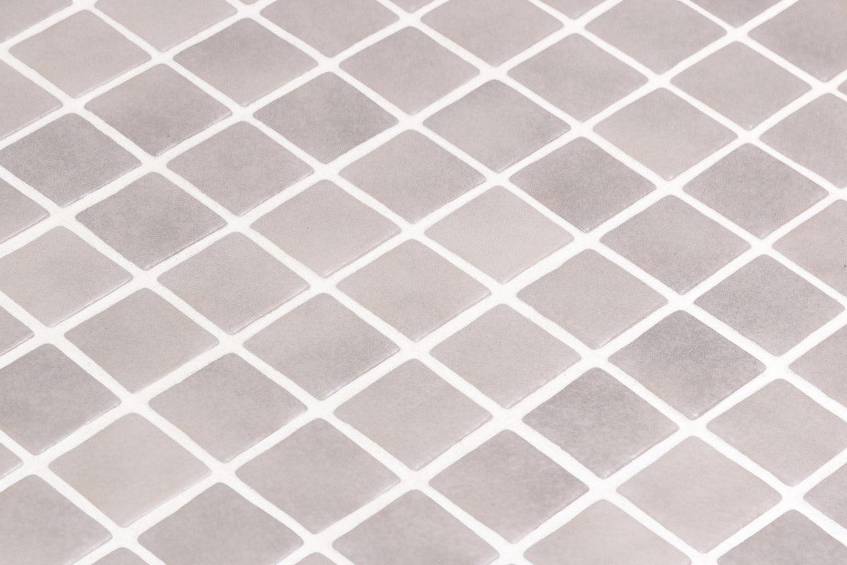 Salt glass mosaic installed | The Stonemen