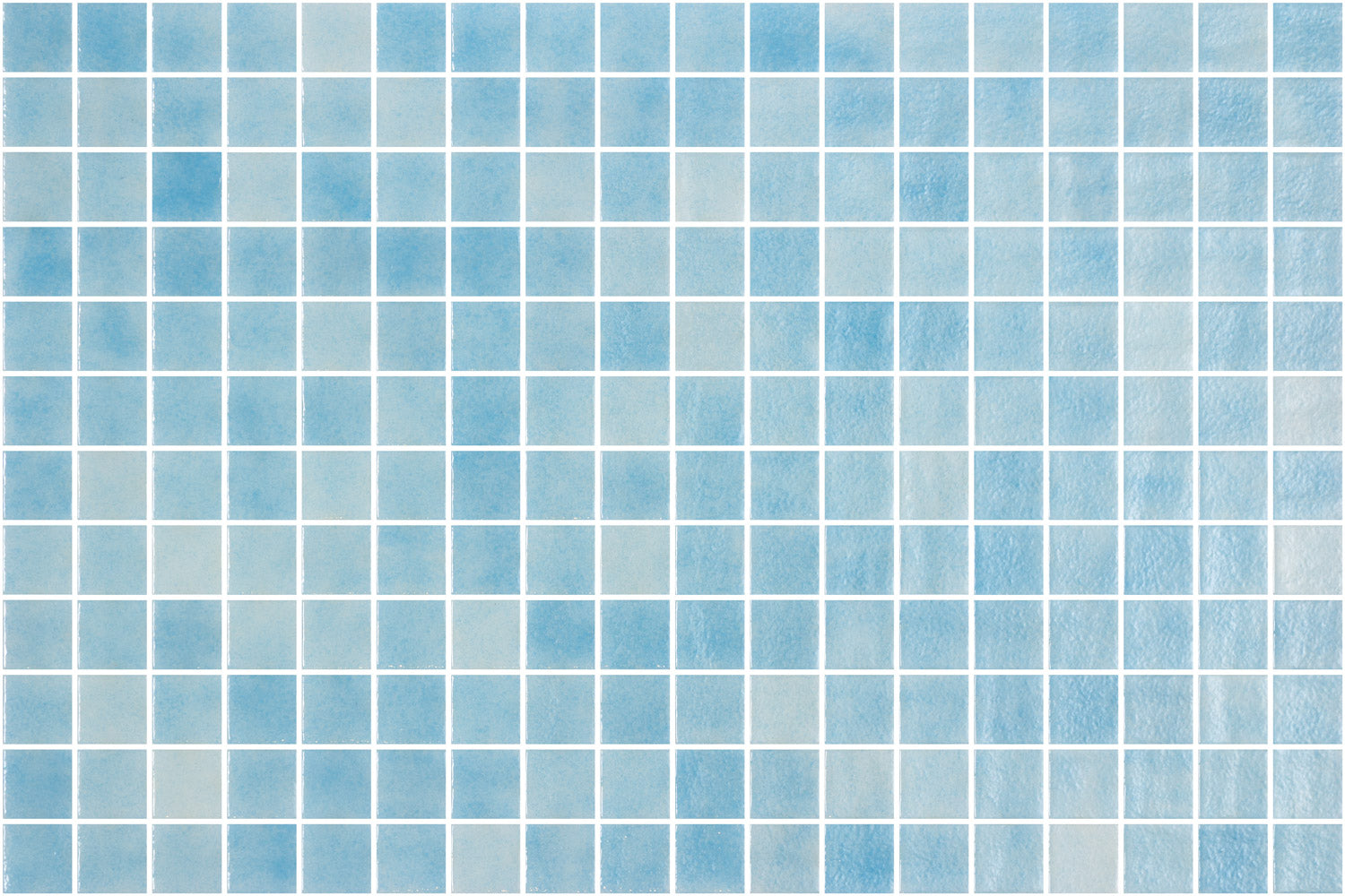 Shallows glass mosaic - 25mm gloss pale blue | The Stonemen
