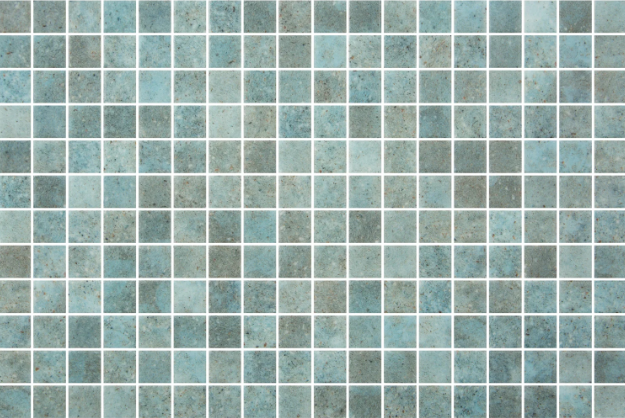 Willow 25 glass mosaic - 25mm matte aqua green | The Stonemen