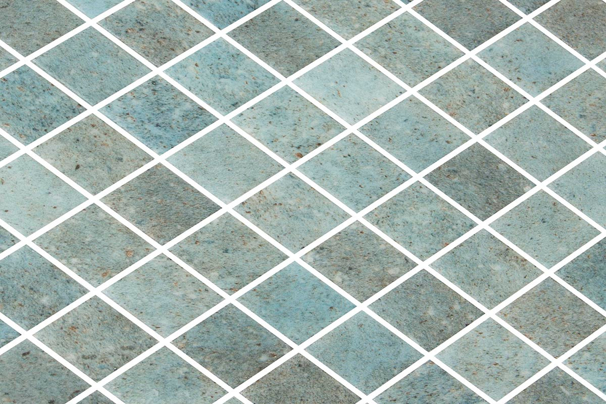 Willow 25 glass mosaic installed | The Stonemen