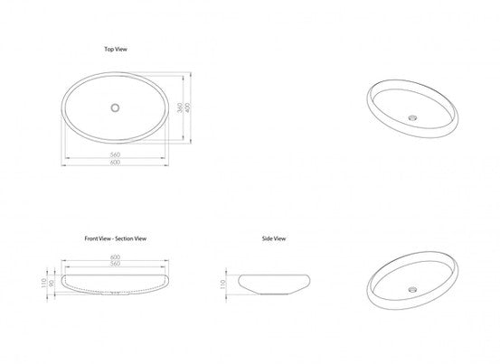 Carrara Spoon Basin - The Stone Men