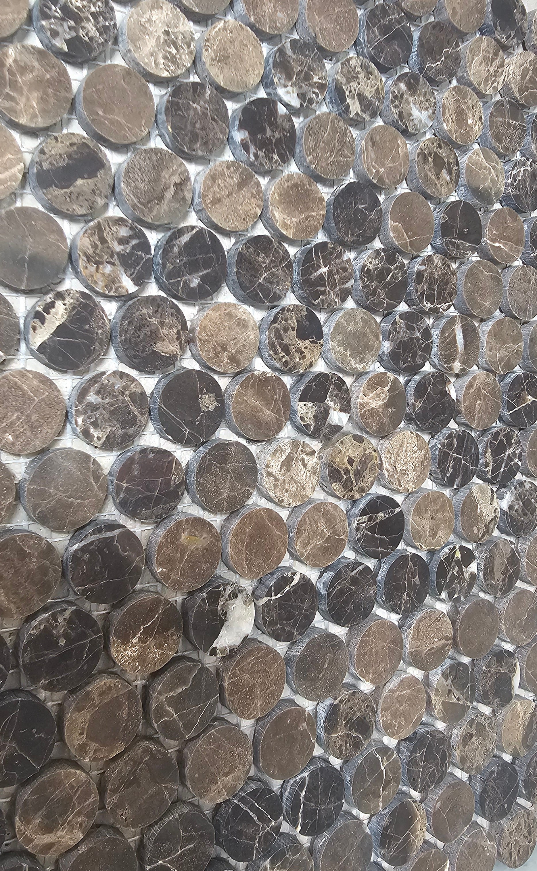 Dark Emperador Marble Mosaics