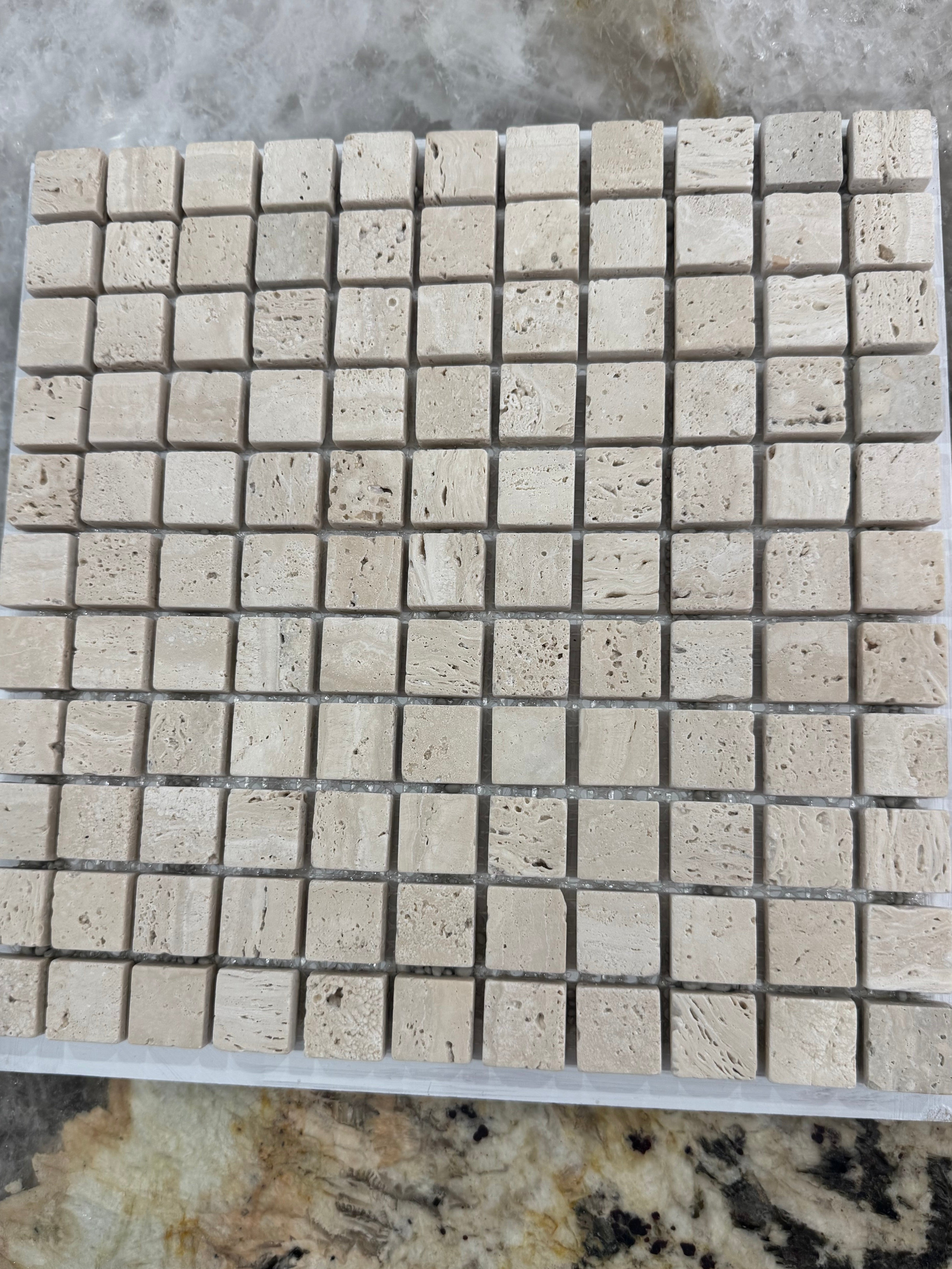 Romano Travertine Mosaics