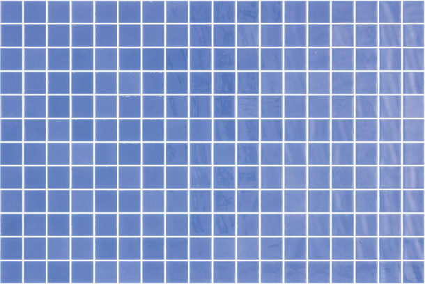 Cobalt glass mosaic - 25mm gloss light blue | The Stonemen