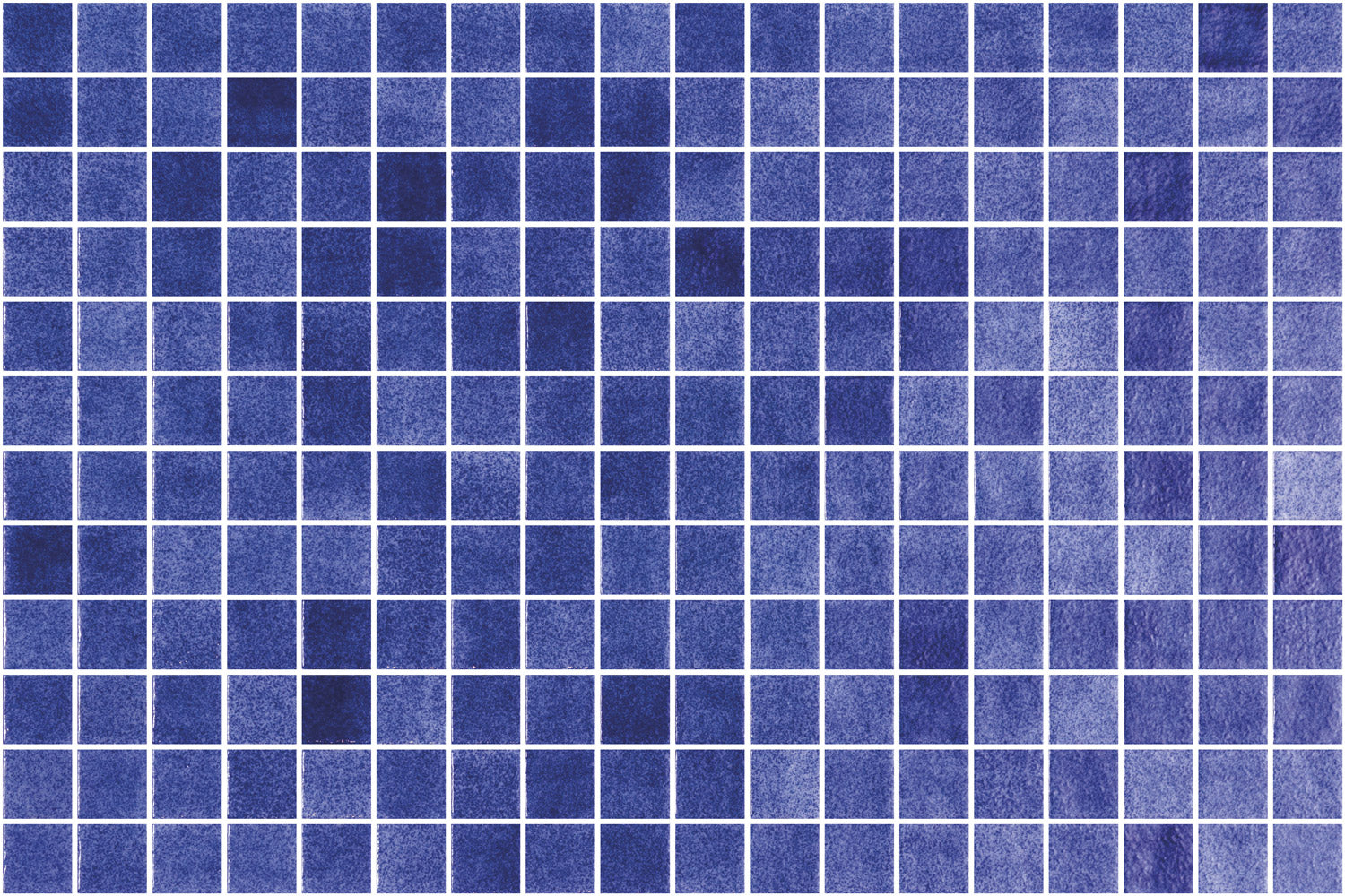 Deep glass mosaic - 25mm gloss navy blue | The Stonemen