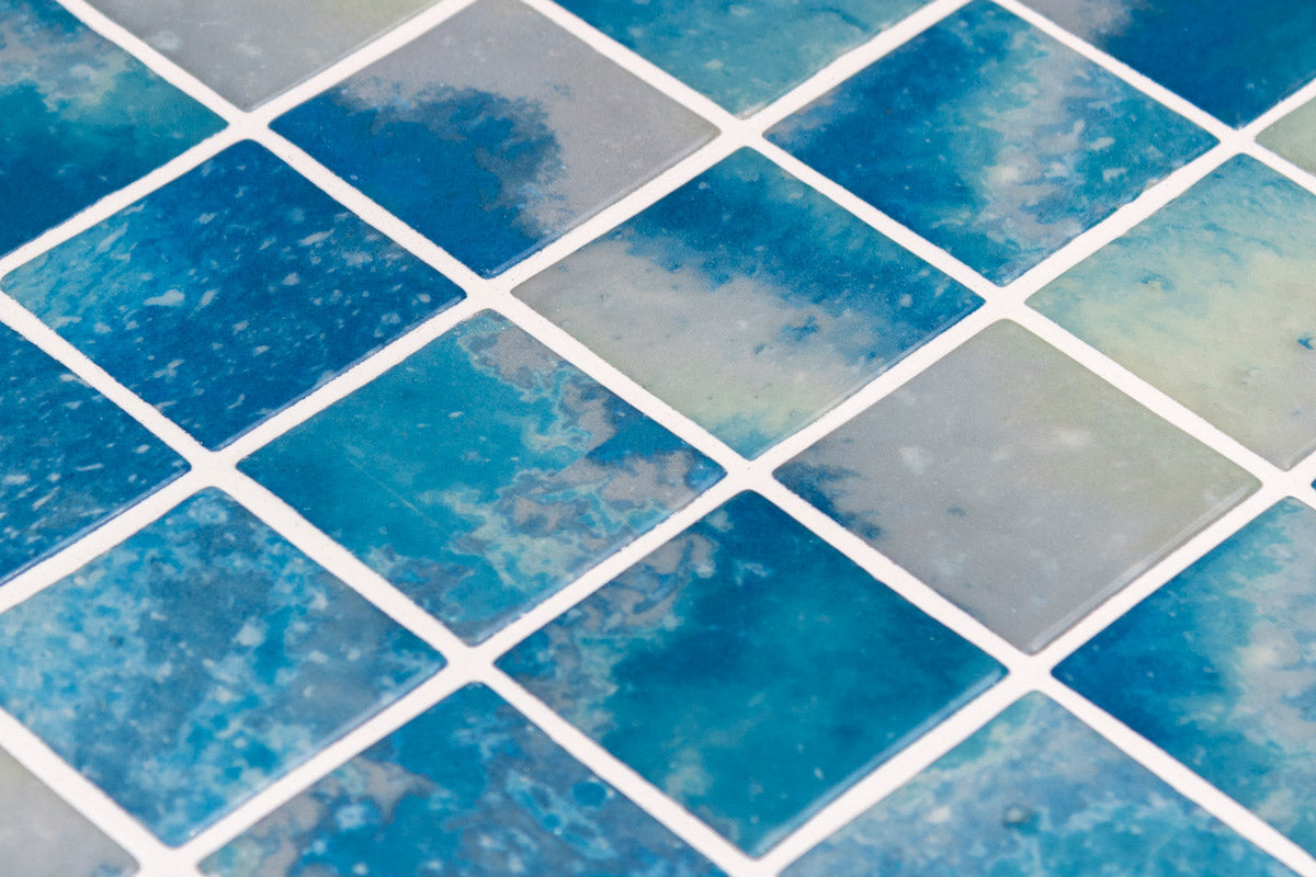 Harbour 50 glass mosaic installed | The Stonemen