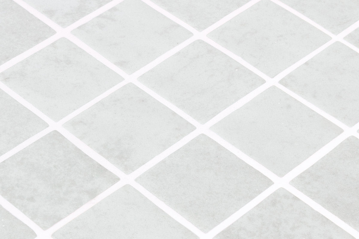 Linen glass mosaic installed | The Stonemen