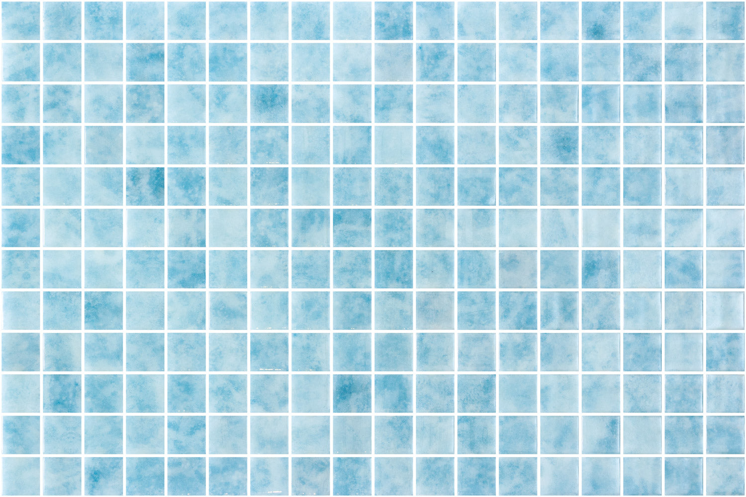 Santorini glass mosaic - 25mm gloss pale blue | The Stonemen