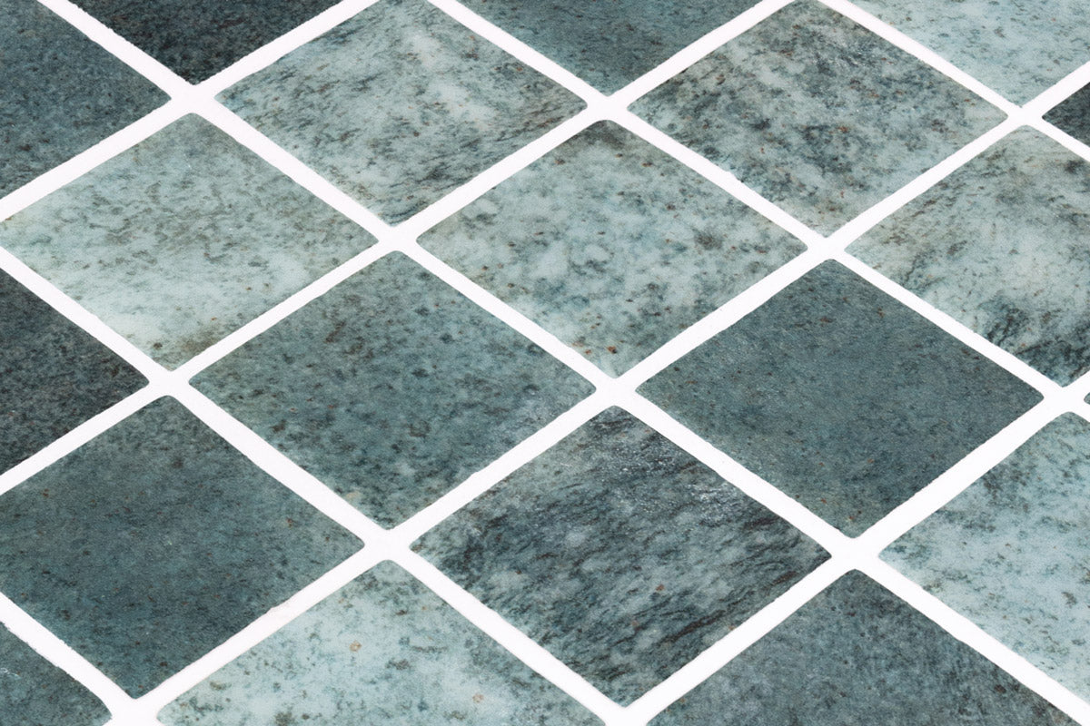 Slate glass mosaic close up | The Stonemen